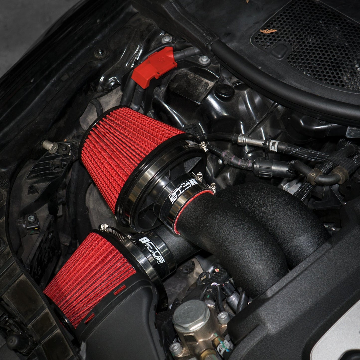 CTS TURBO C7 S6/S7/RS7 DUAL 3″ INTAKE KIT WITH 6″ VELOCITY STACK