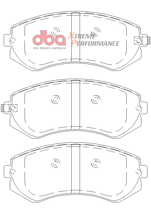 Nissan Patrol Y61/GU/TY61/Y60/GQ 89-16 DBA XP PERFORMANCE Rear Brake Pad
