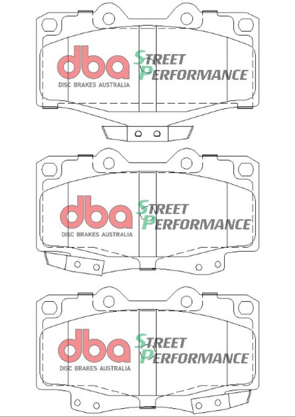 Foton Tunland P201 12-17 DBA SP PERFORMANCE Front Brake Pad