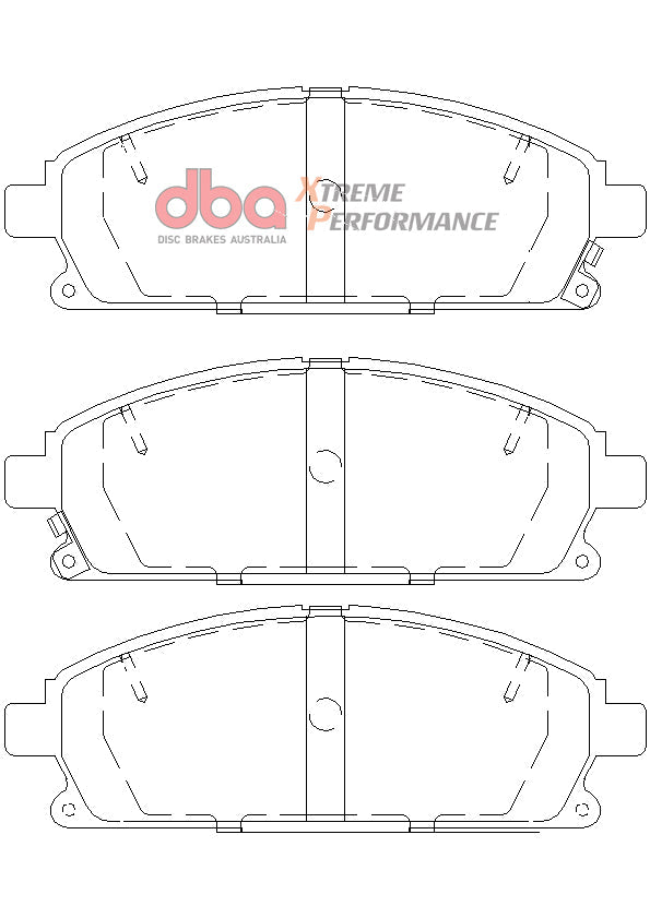 Nissan Pathfinder R50 96-05 DBA XP PERFORMANCE Front Brake Pad