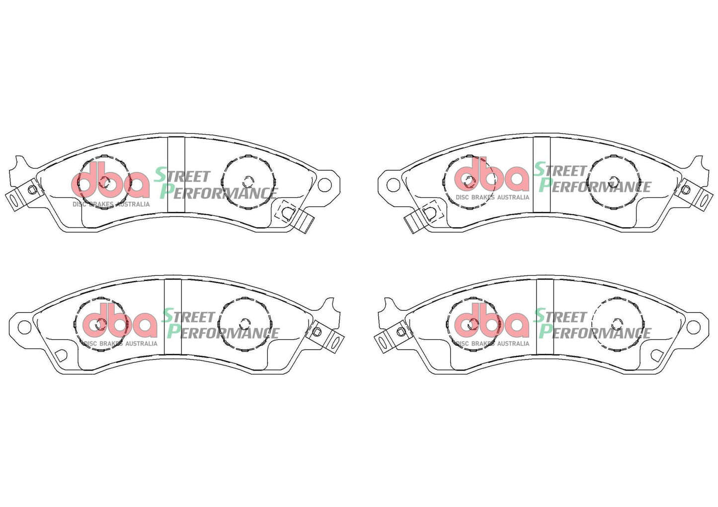 Ford Australia Tickford TE 50 AU 01-02 DBA XP PERFORMANCE Front Brake Pad
