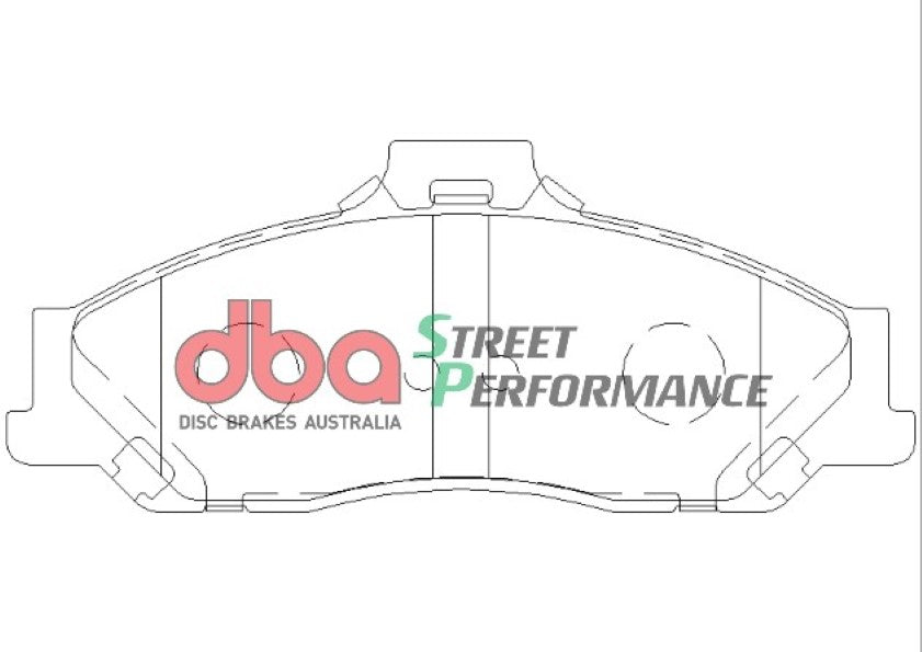 Mazda BT-50 UN/CD 07-15 DBA SP PERFORMANCE Front Brake Pad