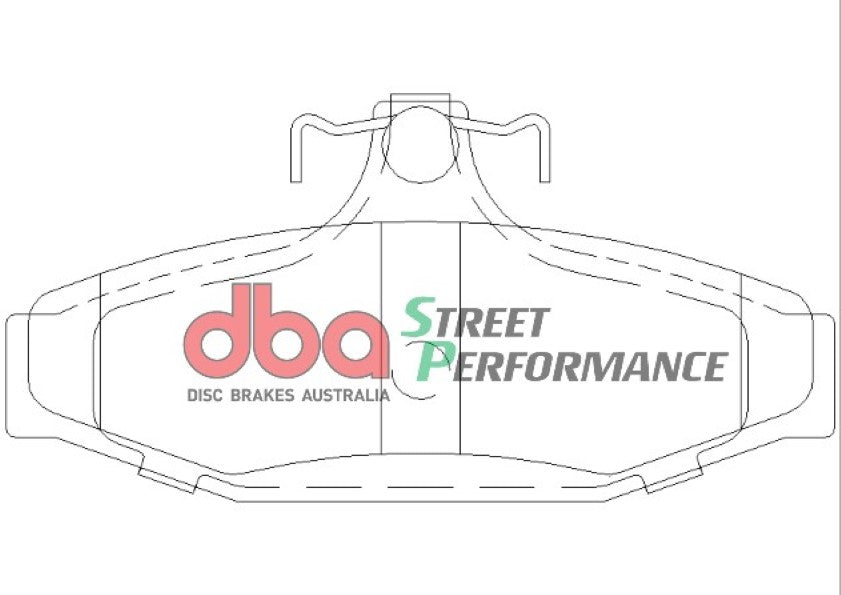 Ford Australia Fairmont AU/BA 99-05 DBA SP PERFORMANCE Rear Brake Pad