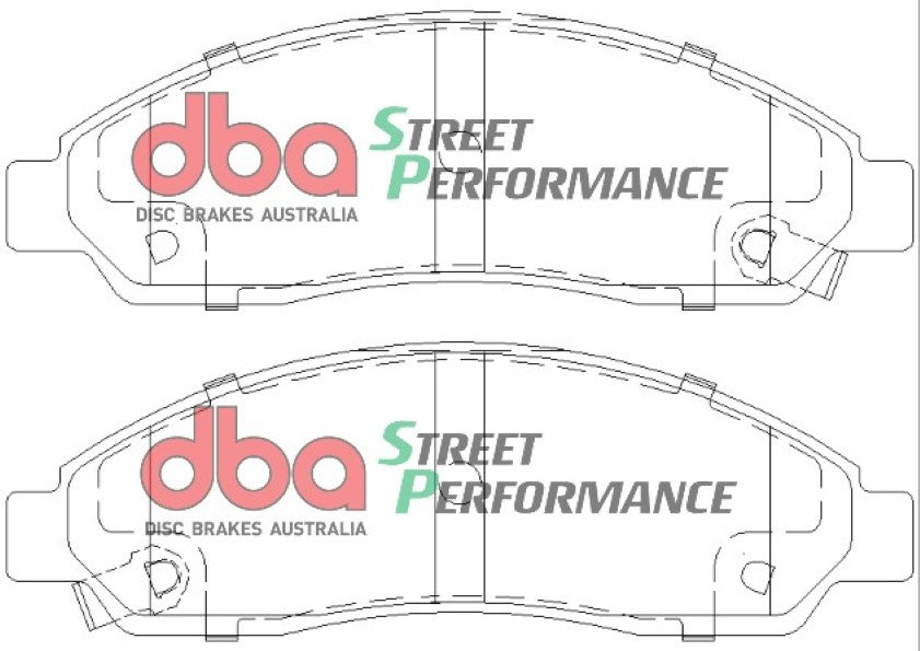 Holden Colorado RC 08-12 DBA SP PERFORMANCE Front Brake Pad