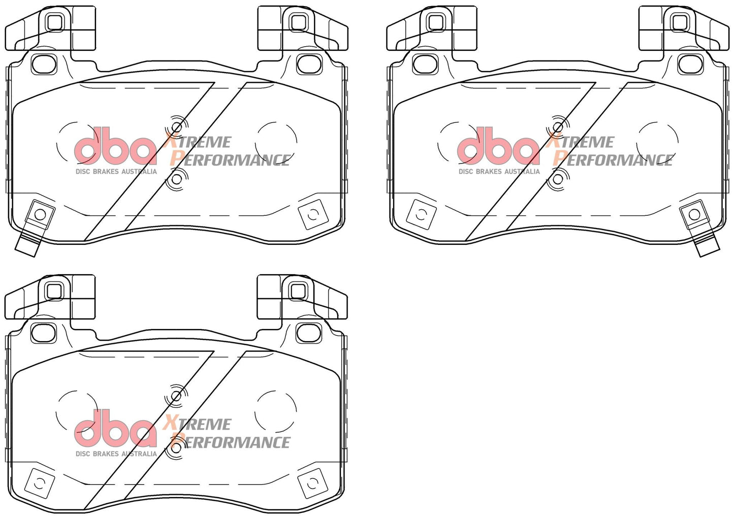 KIA Stinger V6 Twin Turbo 18- XP PERFORMANCE Front DBA Brake Pad