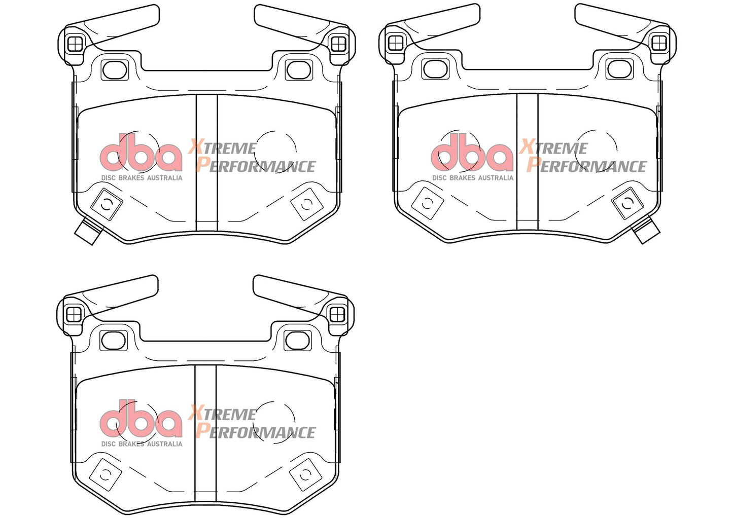 KIA Stinger V6 Twin Turbo 18- XP PERFORMANCE Rear DBA Brake Pad