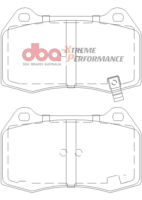 Nissan 350 Z Z33 03-09 DBA XP PERFORMANCE Front Brake Pad