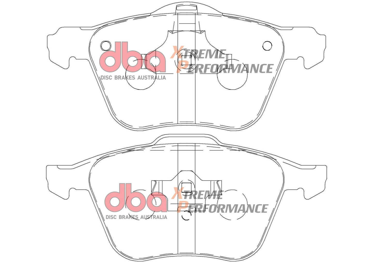 Ford Australia Focus LV 09-11 DBA XP PERFORMANCE Front Brake Pad