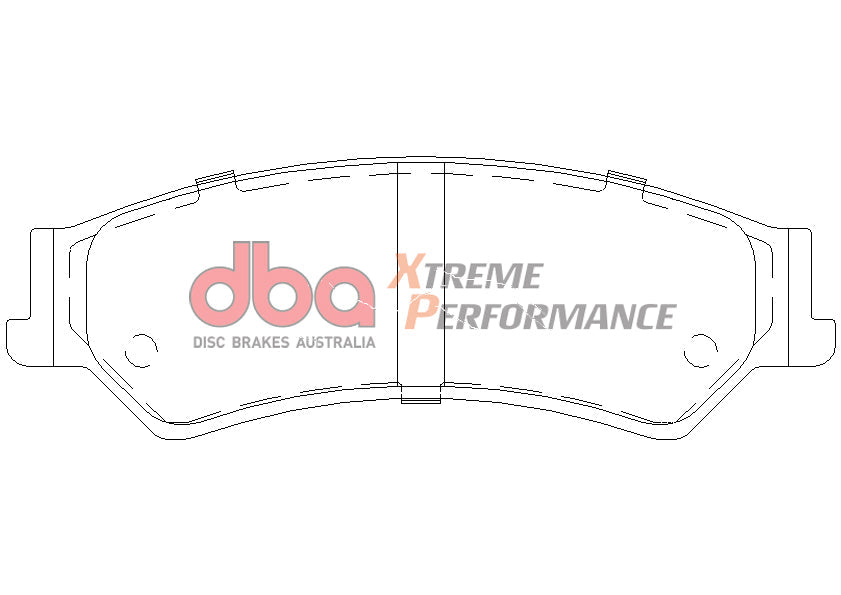 Ford Australia LTD BF 06-07 DBA XP PERFORMANCE Rear Brake Pad