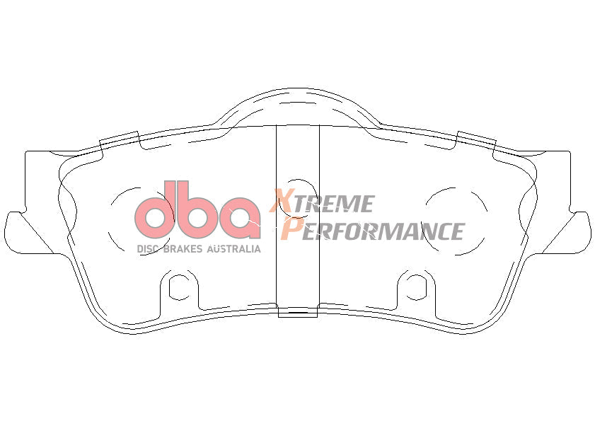 Holden Statesman WM 07-10 DBA XP PERFORMANCE Rear Brake Pad