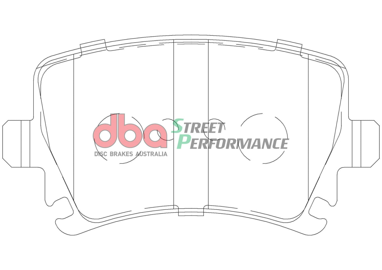 VW Jetta 1K2 06-10 DBA SP PERFORMANCE Rear Brake Pad