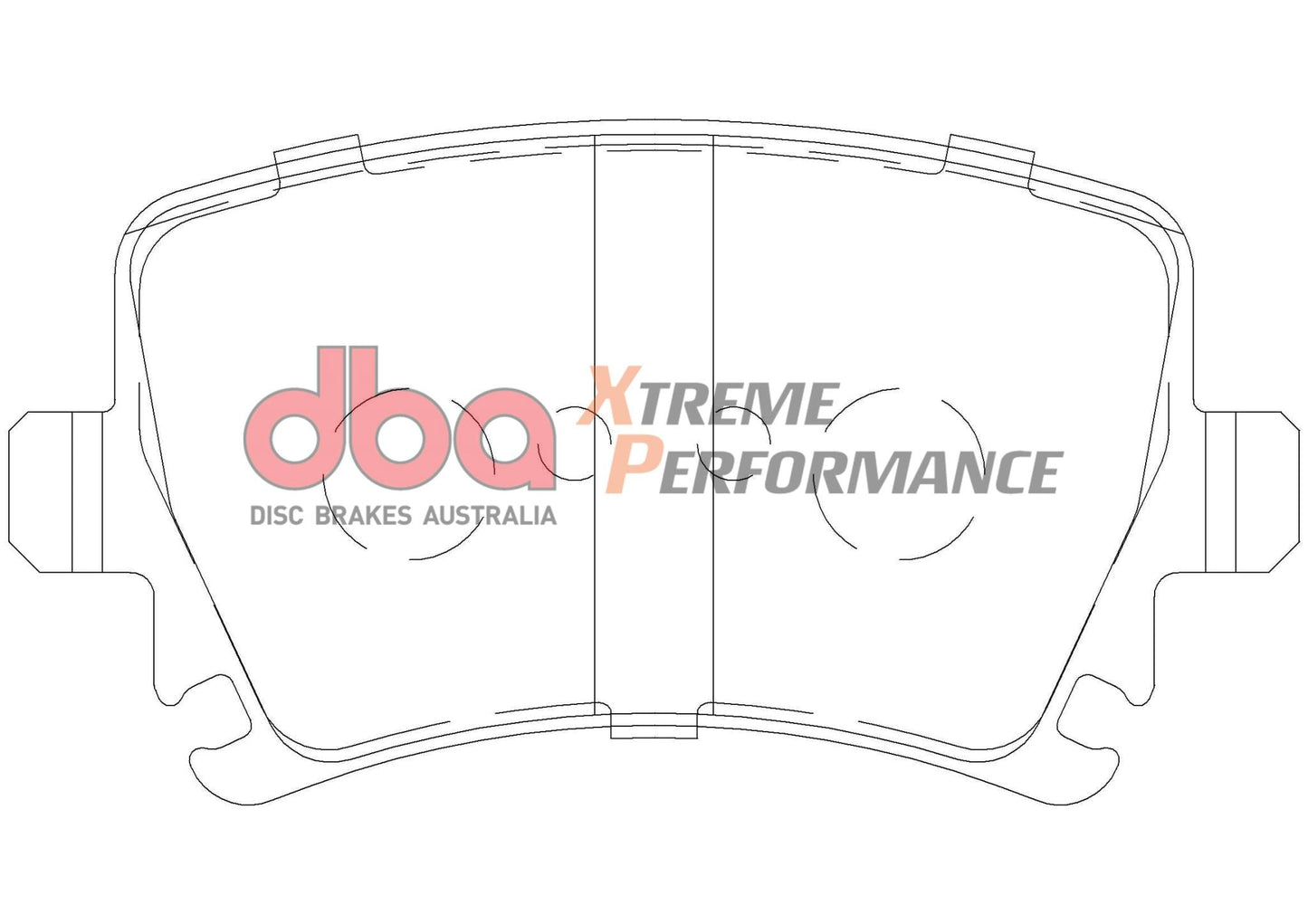 Skoda Octavia 1Z3/1Z5 04-13 DBA XP PERFORMANCE Rear Brake Pad