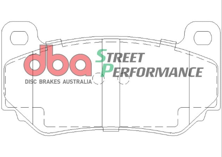 HSV SP PERFORMANCE Rear DBA Brake Pad