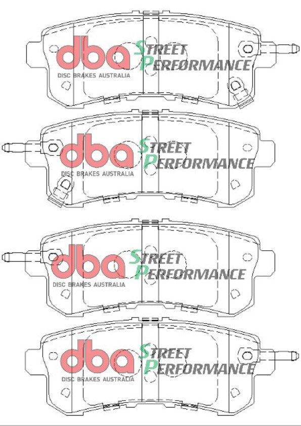 Nissan Patrol Y62 SP PERFORMANCE Rear DBA Brake Pad