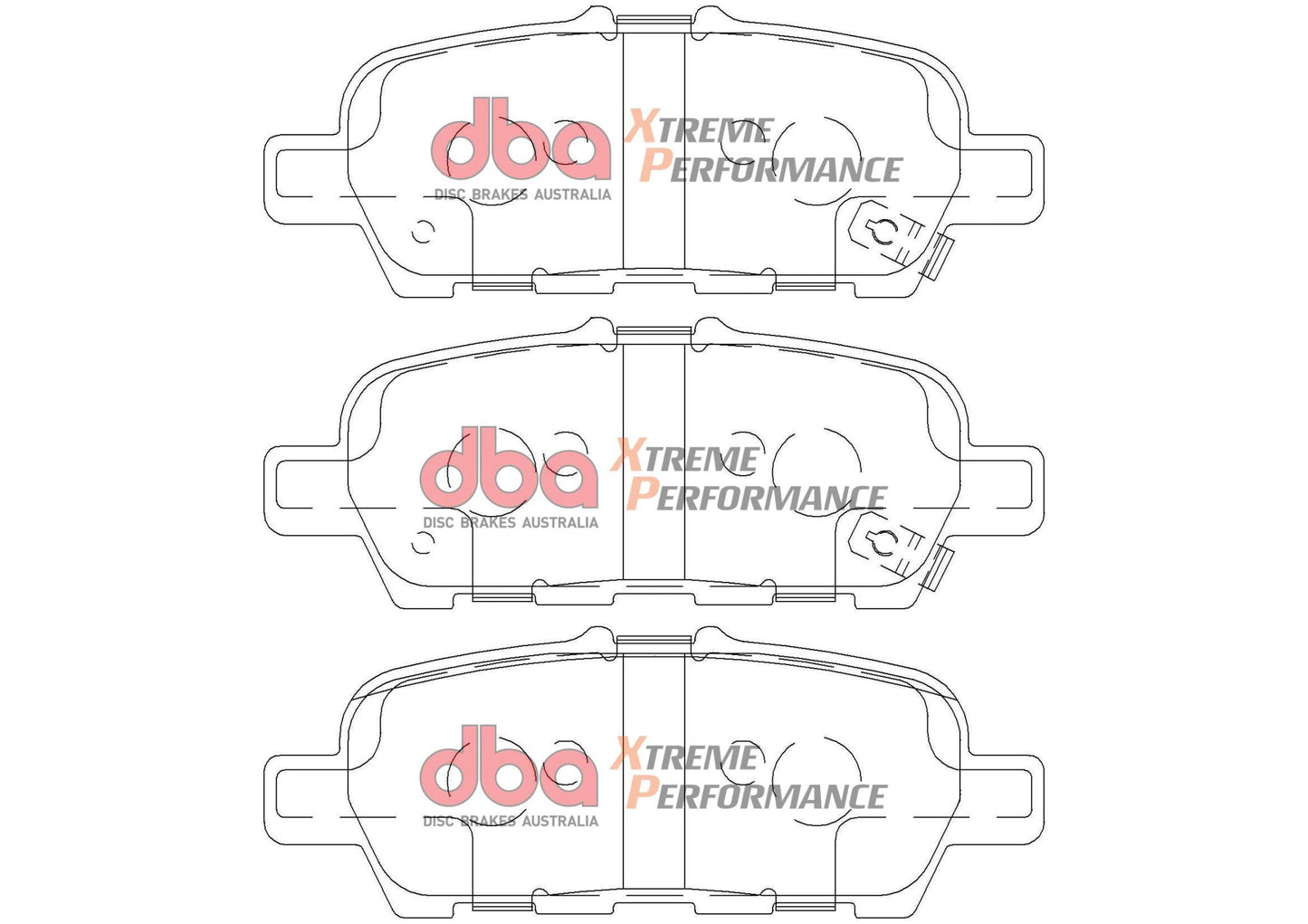 Nissan Xtrail -T32, Nissan Pathfinder 13- XP PERFORMANCE Rear DBA Brake Pad