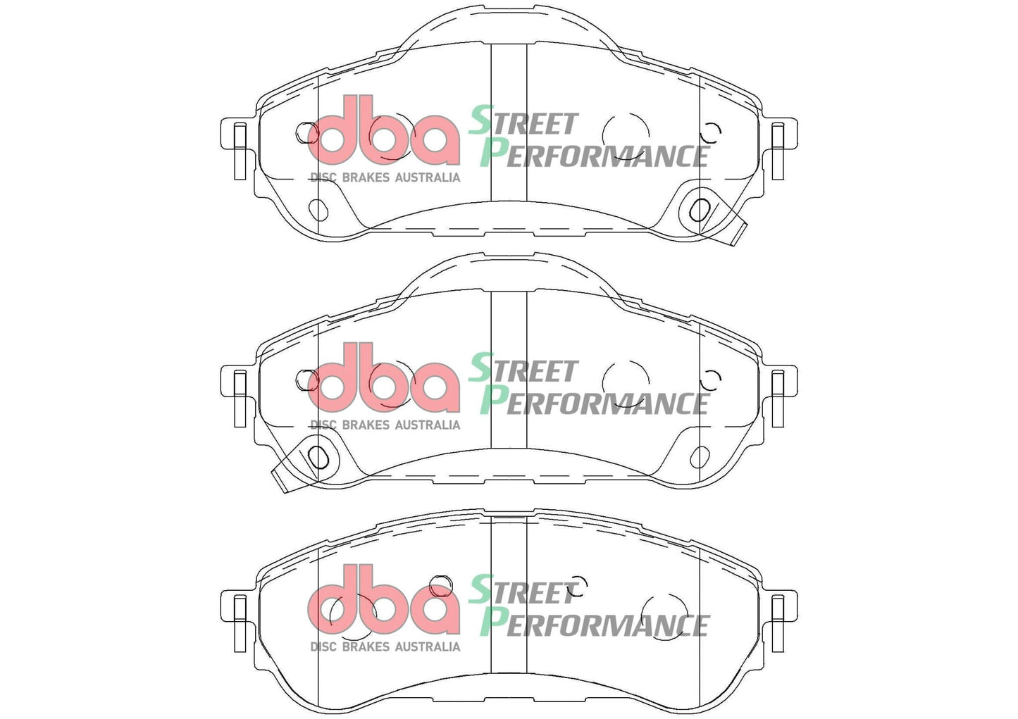 Ford Everest 7/ 15- SP PERFORMANCE Rear DBA Brake Pad