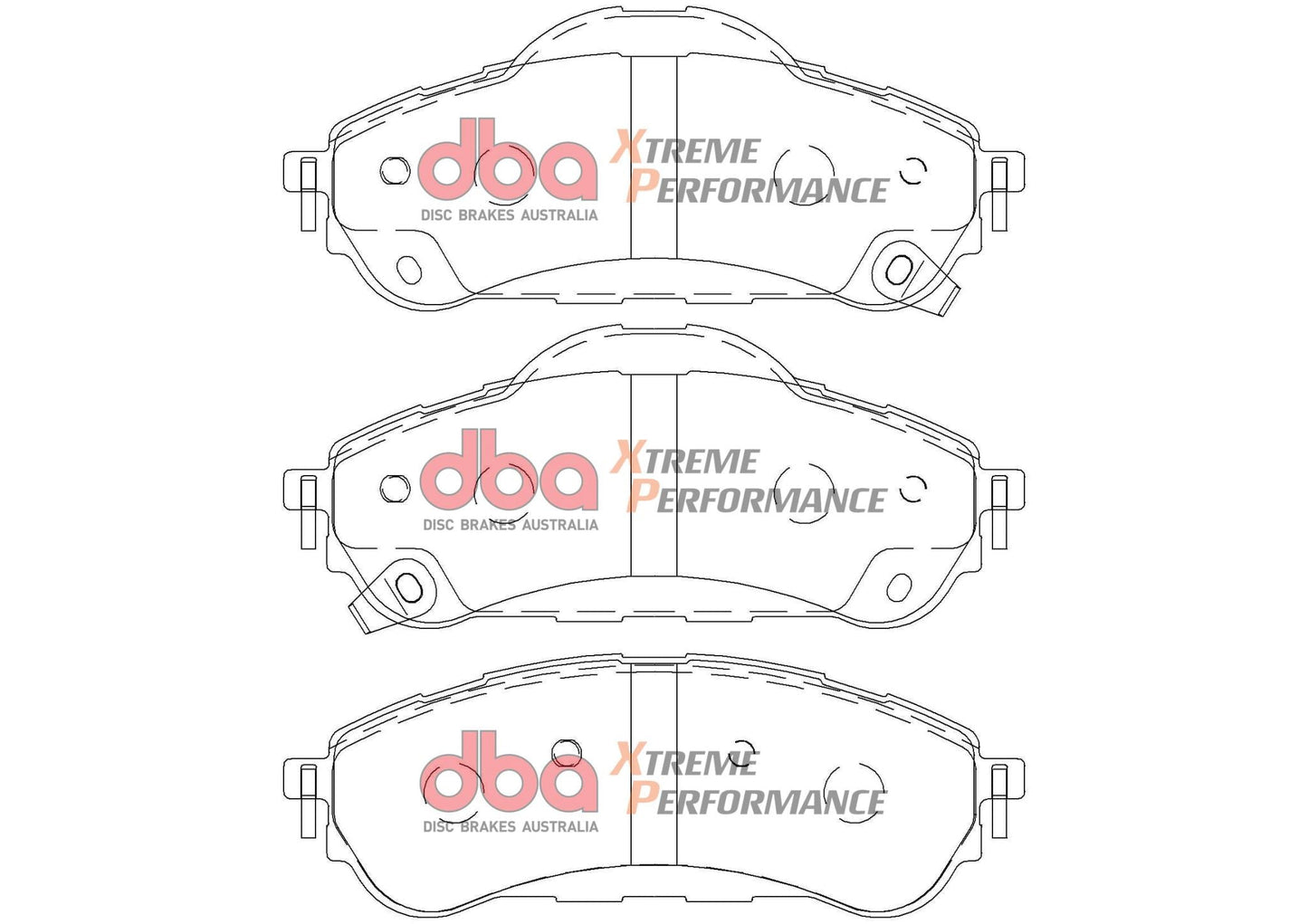Ford Everest 7/ 15- XP PERFORMANCE Rear DBA Brake Pad
