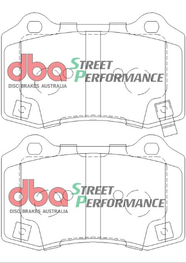 JEEP Grand Cherokee SRT SP PERFORMANCE Rear DBA Brake Pad