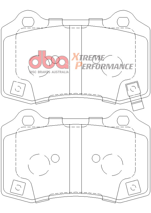 JEEP Grand Cherokee SRT XP PERFORMANCE Rear DBA Brake Pad