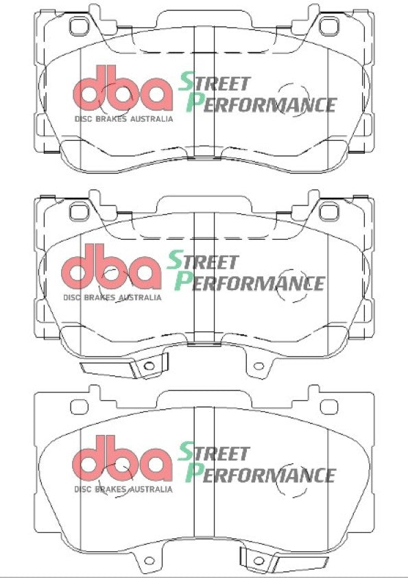 Ford Mustang 2015 4 Piston SP PERFORMANCE Front DBA Brake Pad