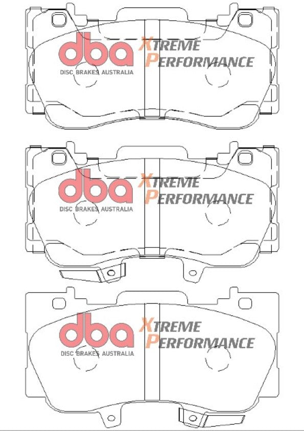 Ford Mustang 2015 4 Piston XP PERFORMANCE Front DBA Brake Pad