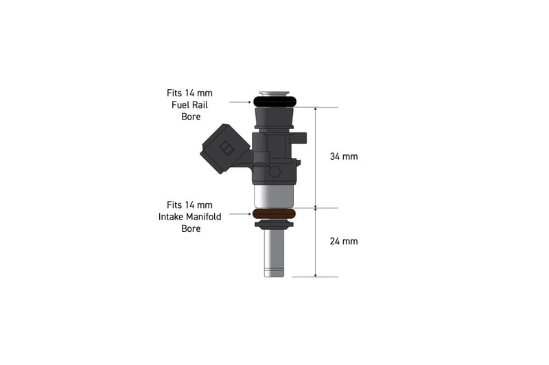 Bosch 980cc injectors - Flowmatched set of 4 (0280158040) - HT-080102