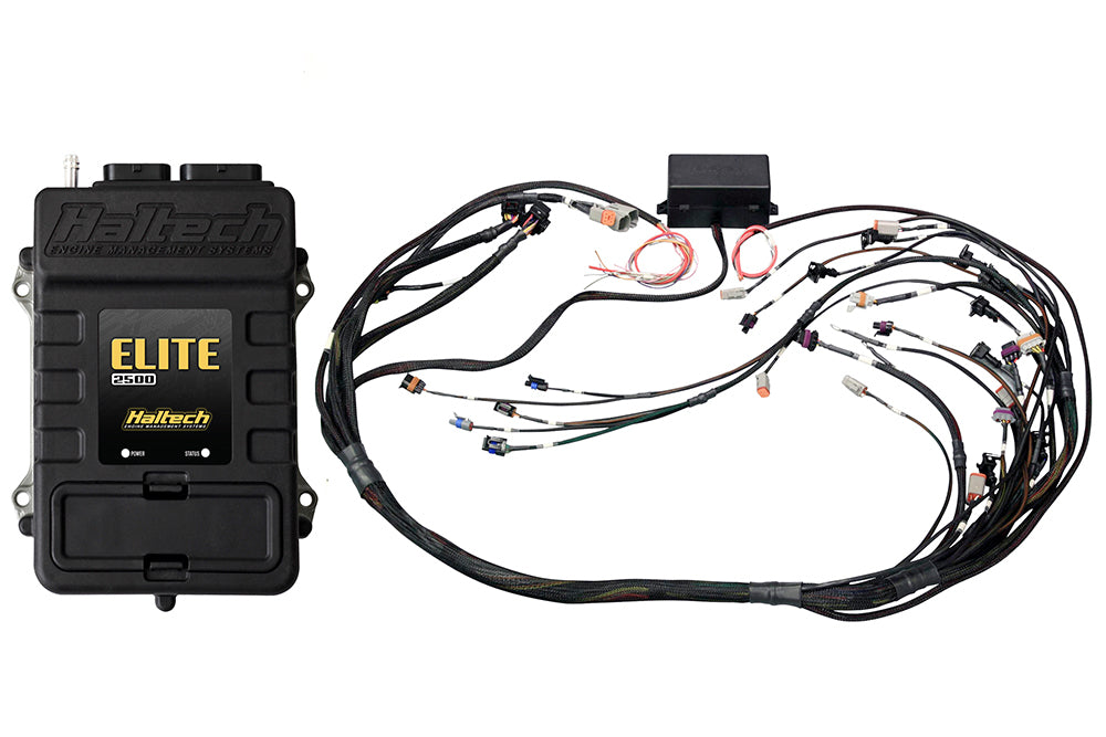 Haltech Elite 2500 GM GEN IV LS2 non DBW Terminated Harness Kit EV1 HT-151364