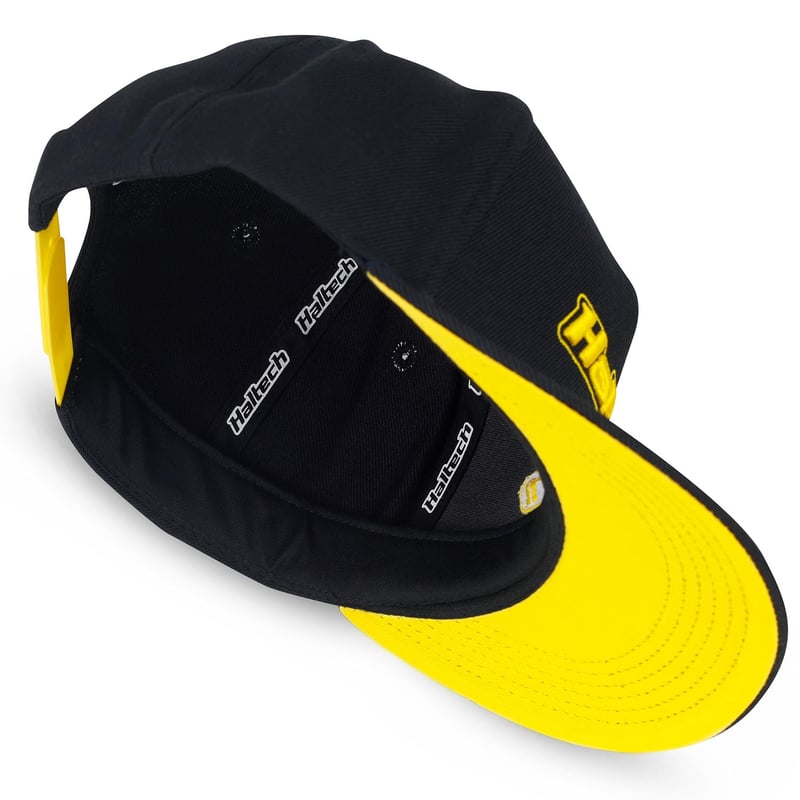 Haltech Snapback Cap Black with Yellow LogoSize: One size fits all - HT-301001