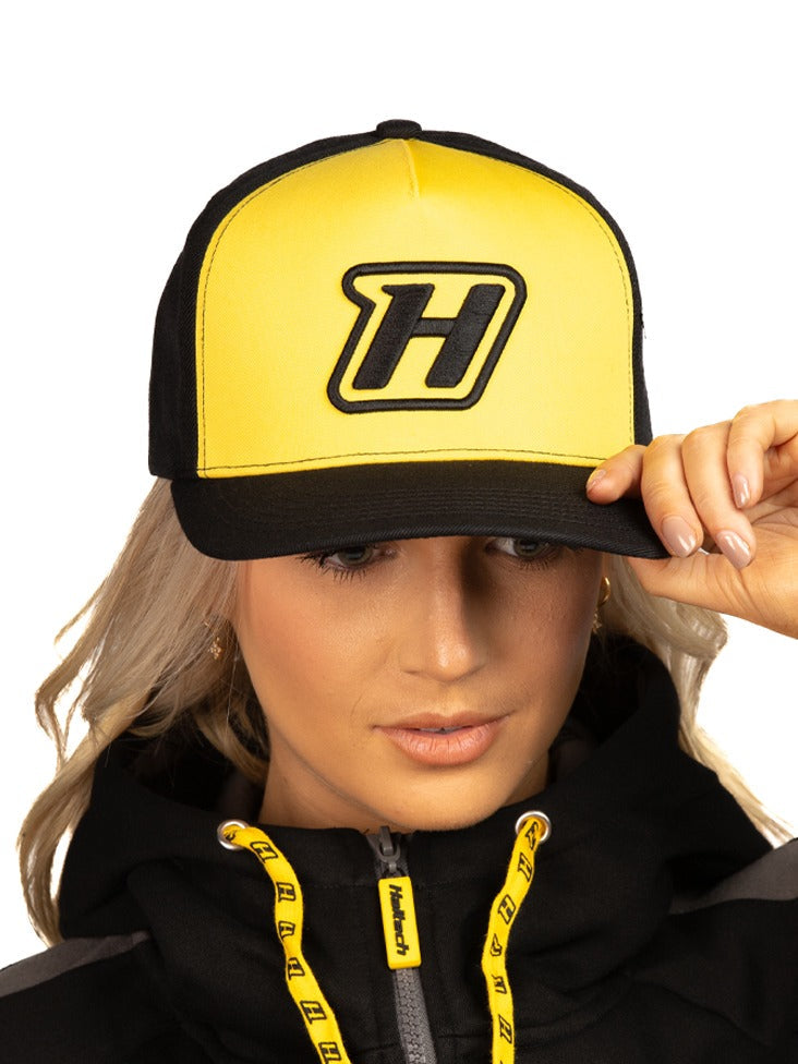 Haltech Snap Back Yellow with H LogoSize: One size fits all. - HT-301003