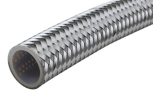200 Series Stainless Nylon PTFE Braided Hose per 0.5m/500mm