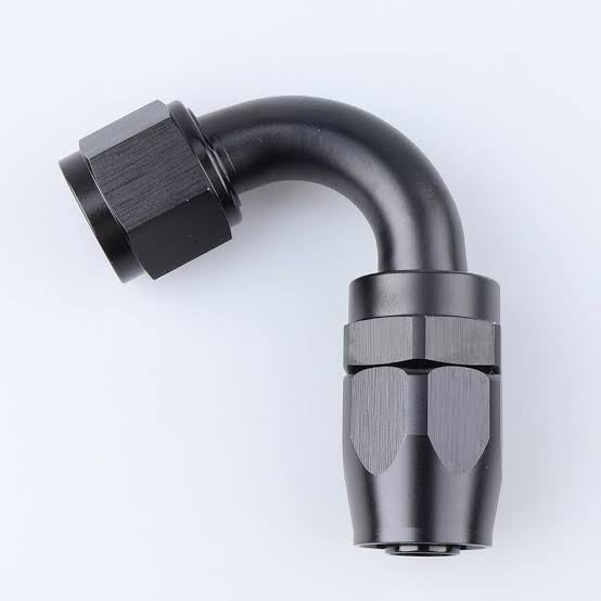 AN8 100 Series Hose End Black