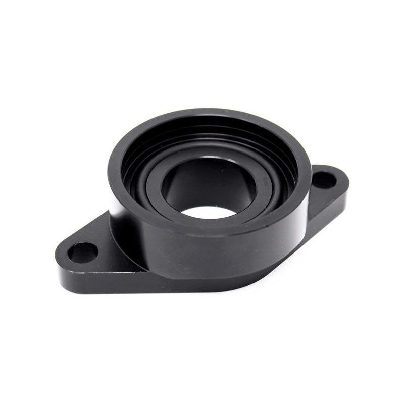 Torque Solution Billet Stock to HKS Blowoff Valve Adapter (Black): Mitsubishi Eclipse / Talon / Laser 1G 90-94