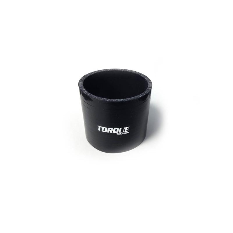 Torque Solution Straight Silicone Coupler: 3.5" Black Universal