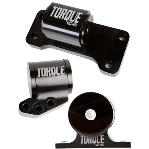 Torque Solution Billet aluminum 3 piece Engine Mount kit: Mitsubishi Evolution VII-IX 2001-2006