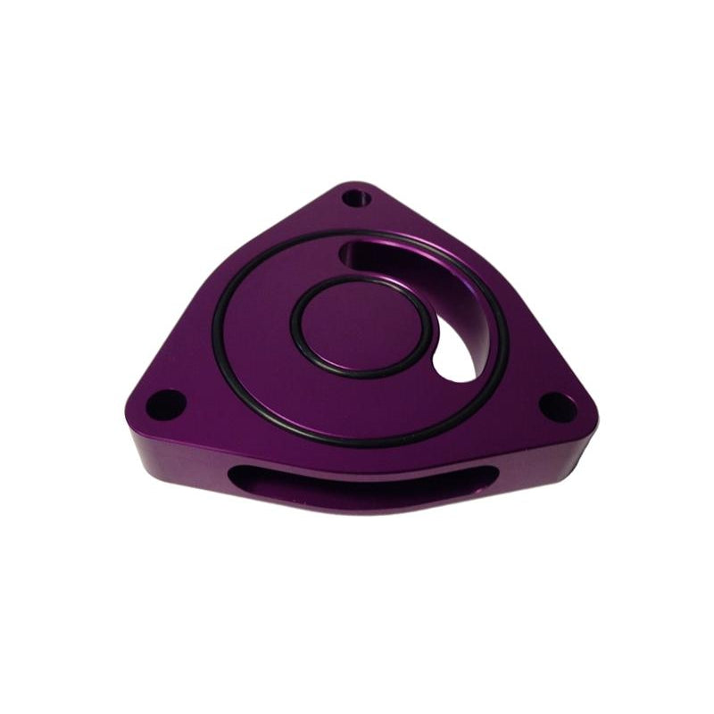 Torque Solution Blow Off BOV Sound Plate (Purple): Hyundai Sonata 2.0T