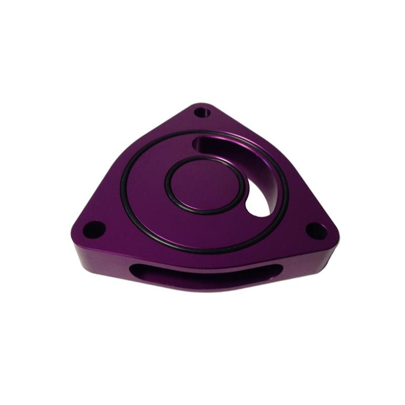 Torque Solution Blow Off BOV Sound Plate (Purple): Honda Civic 2016+ 1.5T