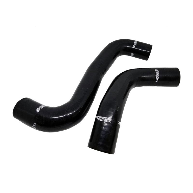 Torque Solution Silicone Radiator Hose Kit (Black): Subaru WRX 08-14 / STI 08-18 / Forester XT 09-13