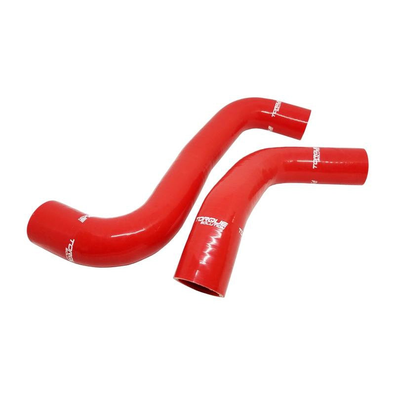 Torque Solution Silicone Radiator Hose Kit (Red): Subaru WRX 08-14 / STI 08-18 / Forester XT 09-13