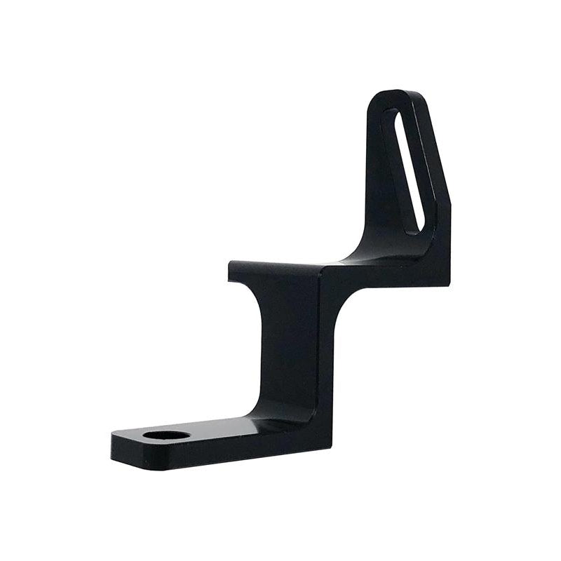 Torque Solution Reversed Intake Manifold Alternator Relocation Bracket (Black): Subaru WRX 02-14, STI 04-18, FXT, LGT, EJ20, EJ25