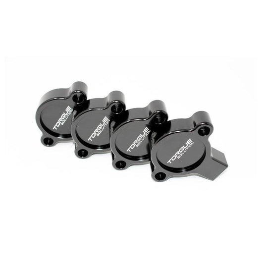 Torque Solution AVCS Cam Sensor Covers (Black): Subaru WRX 2015+ / BRZ / FR-S / GT86 / FA Engines