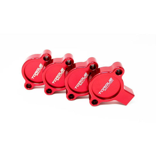 Torque Solution AVCS Cam Sensor Covers (Red): Subaru WRX 2015+ / BRZ / FR-S / GT86 / FA Engines