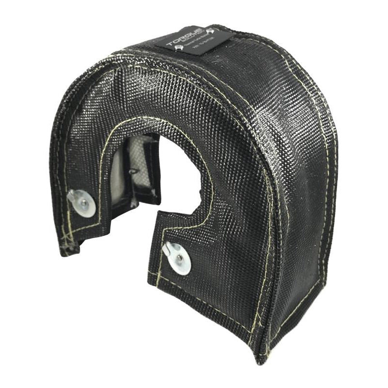 Torque Solution Thermal Turbo Blanket (Black): Fits T4 GT35 GT37 GT40 GT45 GT47 GT55