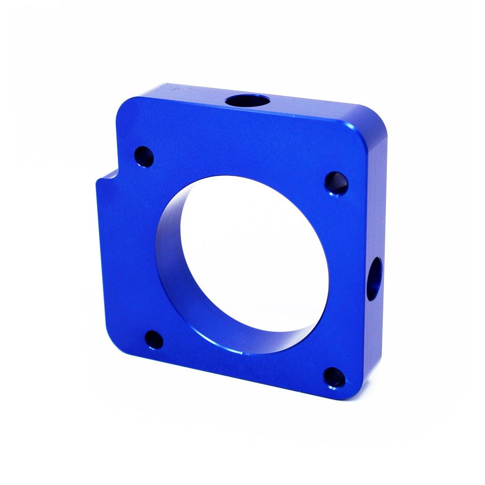 Torque Solution Throttle Body Spacer (Red): Subaru WRX 2006-2014 / STI 2004-2015