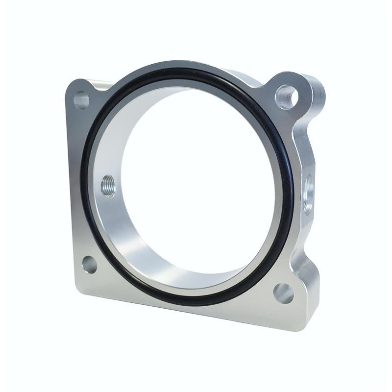 Torque Solution Throttle Body Spacer (Silver): Ford F-150 3.5L Ecoboost / 3.7L V6