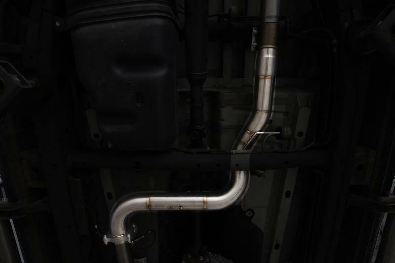 Darkside Developments 3" Secondary De-Cat Downpipe for VW Amarok 3.0 TDI V6