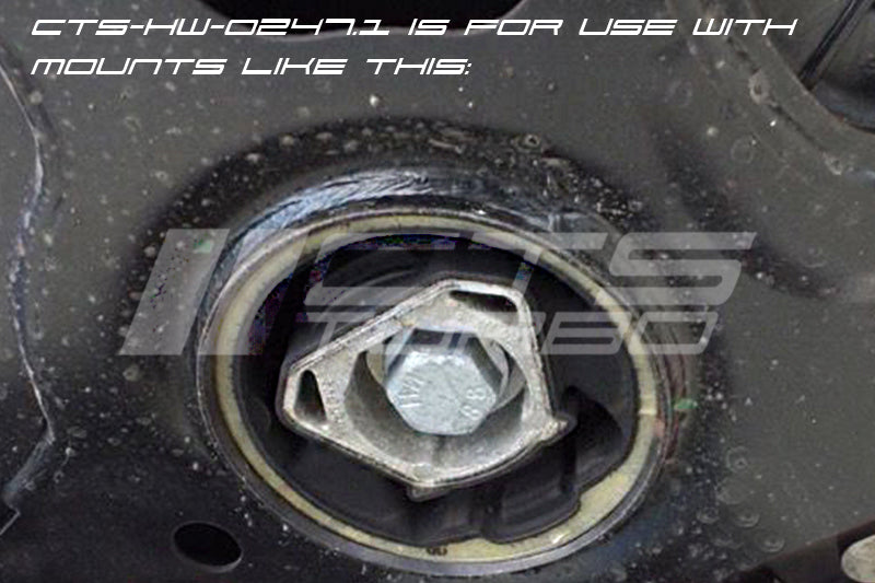 CTS Billet Torque Arm Insert (TYPE 1) - Audi 8V S3/TT/TTS & Volkswagen Golf MK7 MK8 GTI/R