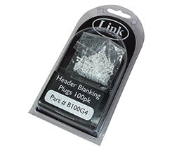 BG4 - 100 pack blanking plugs - 101-0124
