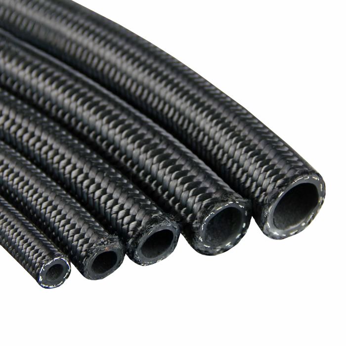 100 Series Black Nylon Braided Hose per 0.5m/500mm