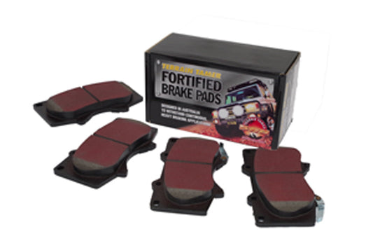 Fortified Brake Pads (Front) - Terrain Tamer - Hilux GGN25 KUN26 with VSC, Prado 120 150 Series, Pajero NS-NW, Toyota 4 Runner 2002+