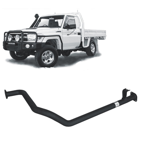 Redback 2.5" Exhaust for 79 Series Exhaust 1HZ with Muffler